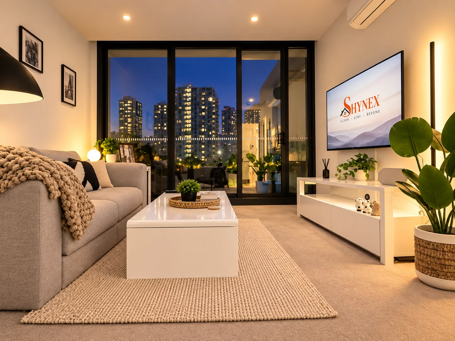 Living room at 500 Elizabeth Street