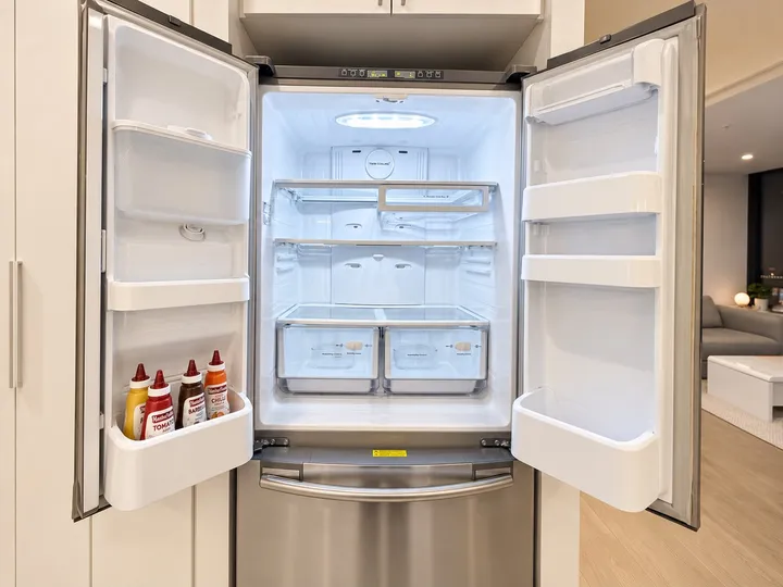 Clean refrigerator interior